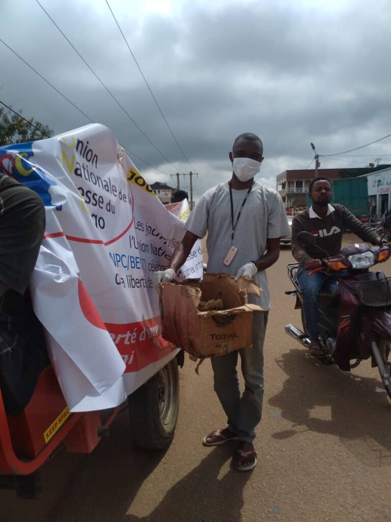 Nord-Kivu : La presse de Beni dans le boulevard du 30 Juin pour l’assainissement de la ville
