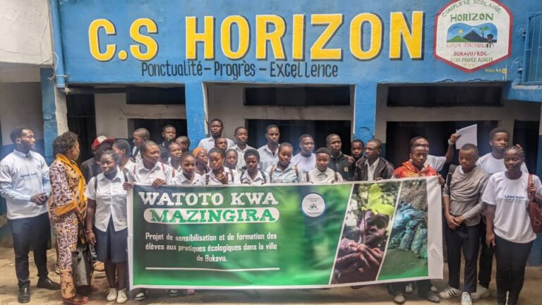 Bukavu : la LPDE lance « Watoto kwa mazingira » pour former une génération d’éco-citoyens