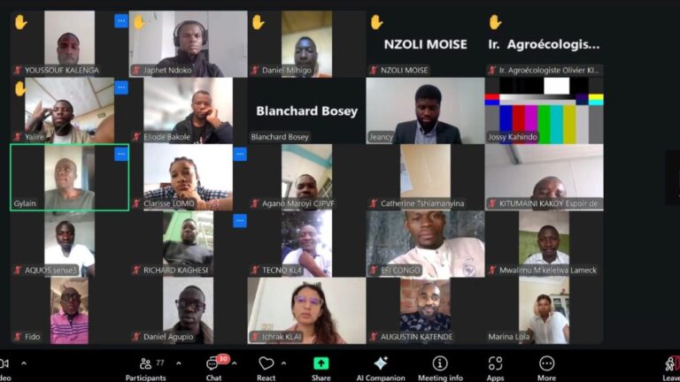 RDC : plus de 200 jeunes unissent leurs voix pour la justice climatique lors du “National Youth Talk COP30”