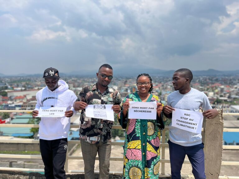 RDC : Un journaliste lance une vaste campagne « Stop au changement climatique » pour prévenir les inondations et la sécheresse