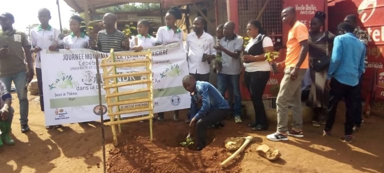 Journée mondiale de la Terre : des étudiants plantent des arbres à Beni pour sauvegarder l’environnement