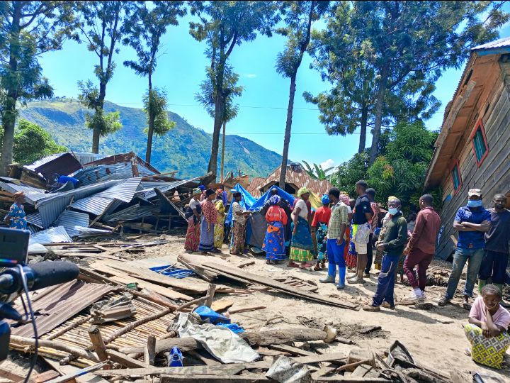 Sud-kivu: le Territoire de Kalehe est actuellement Sous Perfusion et le Bilan serait fortement lourd après la grande  Catastrophe naturelle de la nuit du 04 au 05 Mai 2023